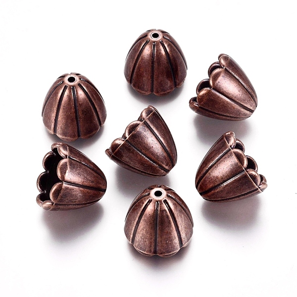 PandaHall CCB Plastic Bead Cones, Apetalous, Red Copper, 18x15.5mm, Hole: 1.5mm, Inner Diameter: 14mm Plastic
PandaHall CCB Plastic Bead Cones, Apetalous, Red Copper, 18x15.5mm, Hole: 1.5mm, Inner Diameter: 14mm Plastic
