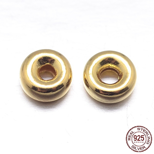 PandaHall Real 18K Gold Plated Flat Round 925 Sterling Silver Spacer Beads, Golden, 5x2.2mm, Hole: 1.5mm, about 152pcs/20g Sterling Silver...
PandaHall Real 18K Gold Plated Flat Round 925 Sterling Silver Spacer Beads, Golden, 5x2.2mm, Hole: 1.5mm, about 152pcs/20g Sterling Silver...