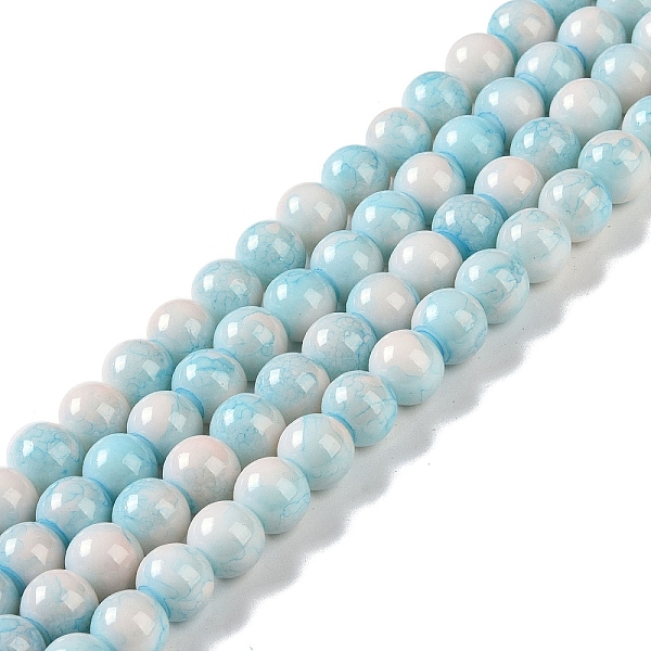 PandaHall Baking Paint Glass Bead Strands, Round, Aqua, 8mm, Hole: 1mm, about 104~105pcs/strand, 30.71~31.10''(78~79cm) Glass Round Cyan
PandaHall Baking Paint Glass Bead Strands, Round, Aqua, 8mm, Hole: 1mm, about 104~105pcs/strand, 30.71~31.10''(78~79cm) Glass Round Cyan