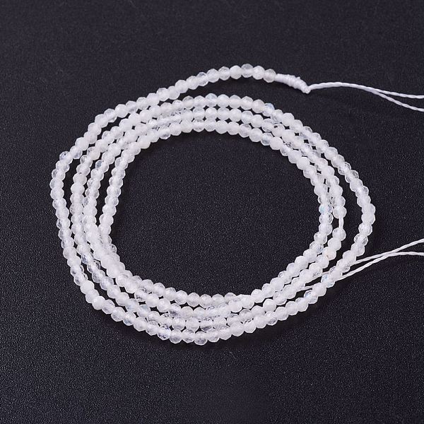 PandaHall Natural White Moonstone Beads Strands, Faceted, Round, 2mm, Hole: 0.5mm, about 219pcs/strand, 14.9 inch(38cm) White Moonstone...
PandaHall Natural White Moonstone Beads Strands, Faceted, Round, 2mm, Hole: 0.5mm, about 219pcs/strand, 14.9 inch(38cm) White Moonstone...