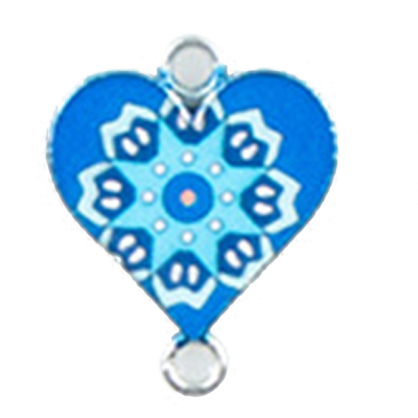 PandaHall Alloy Enamel Connector Charms, Heart-Shaped Links with Flower Pattern, Platinum, Dodger Blue, 20x16mm Alloy+Enamel Flower
PandaHall Alloy Enamel Connector Charms, Heart-Shaped Links with Flower Pattern, Platinum, Dodger Blue, 20x16mm Alloy+Enamel Flower