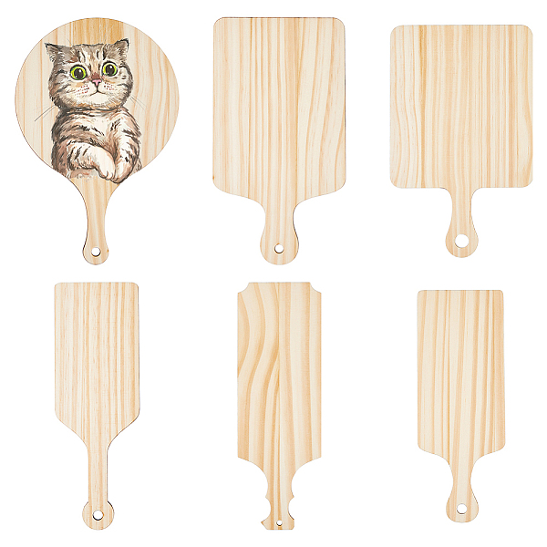 PandaHall SUPERFINDINGS 6Pcs 6 Style Wood Big Pendants, Geometric Charms, Undyed, Antique White, Mixed Shapes, 228~240x79~159x5mm, Hole...
PandaHall SUPERFINDINGS 6Pcs 6 Style Wood Big Pendants, Geometric Charms, Undyed, Antique White, Mixed Shapes, 228~240x79~159x5mm, Hole...