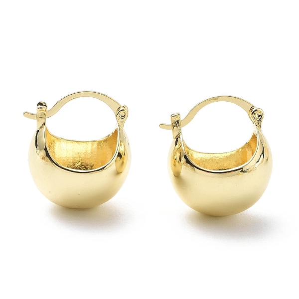PandaHall Brass Basket Thick Hoop Earrings for Women, Real 18K Gold Plated, 23x20.5x17.5mm, Pin: 1.6~1.8mm Brass Others
PandaHall Brass Basket Thick Hoop Earrings for Women, Real 18K Gold Plated, 23x20.5x17.5mm, Pin: 1.6~1.8mm Brass Others
