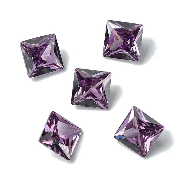 PandaHall Cubic Zirconia Cabochons, Point Back, Square, Orchid, 8x8x4mm Cubic Zirconia Square Purple
PandaHall Cubic Zirconia Cabochons, Point Back, Square, Orchid, 8x8x4mm Cubic Zirconia Square Purple