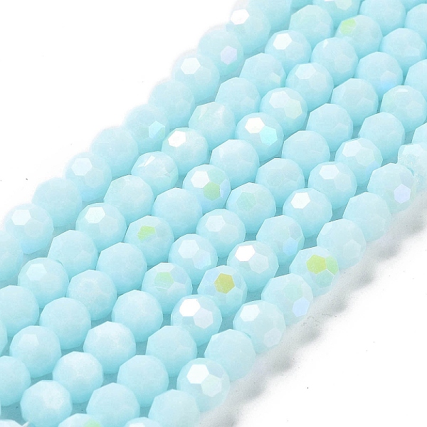 PandaHall Opaque Glass Beads Strands, Faceted, Round, Light Sky Blue, 6x5.5mm, Hole: 0.9mm, about 94~97pcs/strand, 21.06~21.18''...
PandaHall Opaque Glass Beads Strands, Faceted, Round, Light Sky Blue, 6x5.5mm, Hole: 0.9mm, about 94~97pcs/strand, 21.06~21.18''...