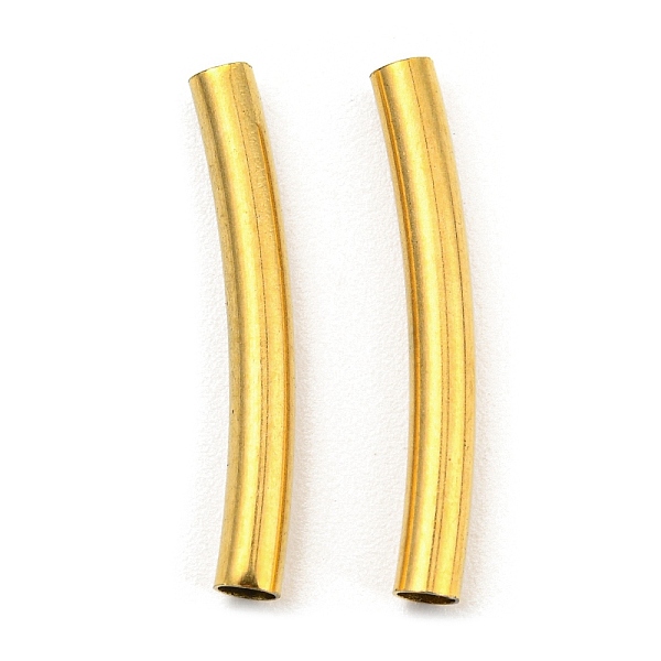 PandaHall 304 Stainless Steel Tube Beads, Curved Tube, Golden, 20x2.5mm, Hole: 2mm 304 Stainless Steel Tube
PandaHall 304 Stainless Steel Tube Beads, Curved Tube, Golden, 20x2.5mm, Hole: 2mm 304 Stainless Steel Tube