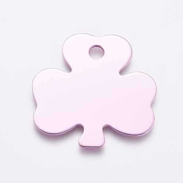 PandaHall Aluminum Pendants, Stamping Blank Tag, Clover, Pearl Pink, 32.5x32.5x1mm, Hole: 4mm Aluminum Clover Pink
PandaHall Aluminum Pendants, Stamping Blank Tag, Clover, Pearl Pink, 32.5x32.5x1mm, Hole: 4mm Aluminum Clover Pink