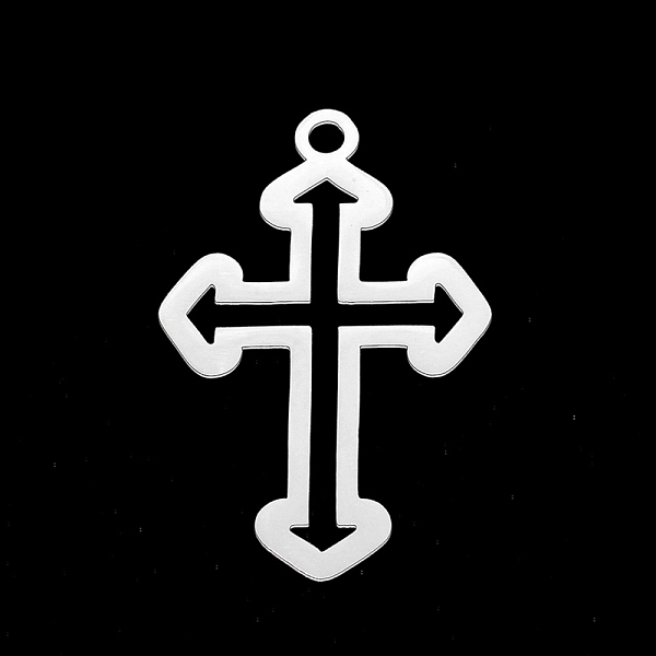 PandaHall 201 Stainless Steel Pendants, Laser Cut, Cross, Stainless Steel Color, 30x20x1mm, Hole: 2mm 201 Stainless Steel Cross
PandaHall 201 Stainless Steel Pendants, Laser Cut, Cross, Stainless Steel Color, 30x20x1mm, Hole: 2mm 201 Stainless Steel Cross