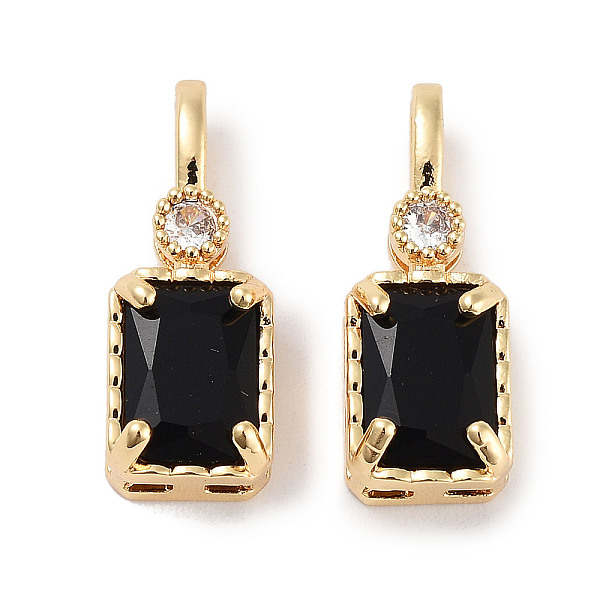 PandaHall Brass Micro Pave Cubic Zirconia Pendants, Rectangle, Real 18K Gold Plated, Black, 16~16.5x6x4.5mm, Hole: 2x3.5mm Brass+Cubic...
PandaHall Brass Micro Pave Cubic Zirconia Pendants, Rectangle, Real 18K Gold Plated, Black, 16~16.5x6x4.5mm, Hole: 2x3.5mm Brass+Cubic...