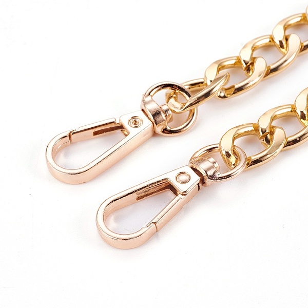 PandaHall Bag Strap Chains, with Aluminum Curb Link Chains and Alloy Swivel Clasps, Golden, 60cm, Link: 16.5x11.5x3mm, Clasps: 38x12x4mm...
PandaHall Bag Strap Chains, with Aluminum Curb Link Chains and Alloy Swivel Clasps, Golden, 60cm, Link: 16.5x11.5x3mm, Clasps: 38x12x4mm...