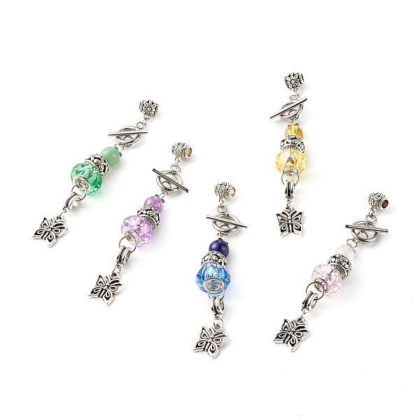 PandaHall Natural Mixed Gemstone Pendants, with Handmade Glass European Beads, 304 Stainless Steel Beads Caps, Open Jump Rings, Toggles...
PandaHall Natural Mixed Gemstone Pendants, with Handmade Glass European Beads, 304 Stainless Steel Beads Caps, Open Jump Rings, Toggles...