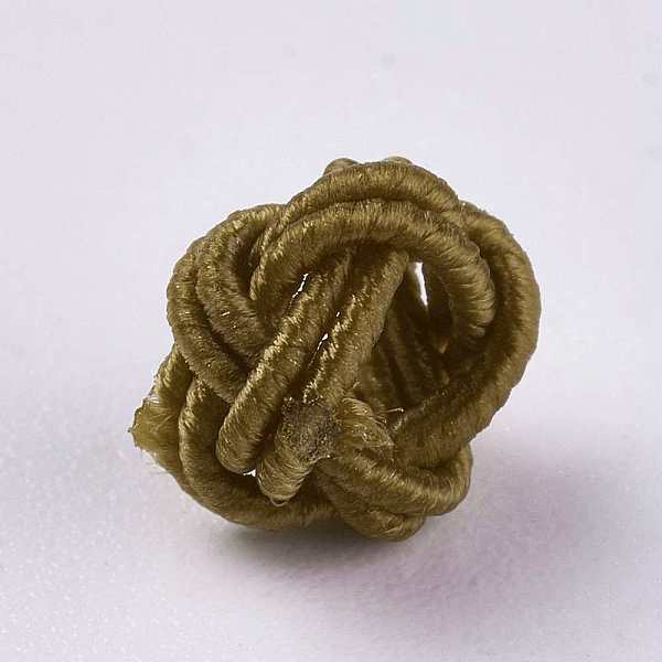 PandaHall Polyester Weave Beads, Round, Olive, 6.5x4.5mm, Hole: 4mm Polyester Round Green
PandaHall Polyester Weave Beads, Round, Olive, 6.5x4.5mm, Hole: 4mm Polyester Round Green
