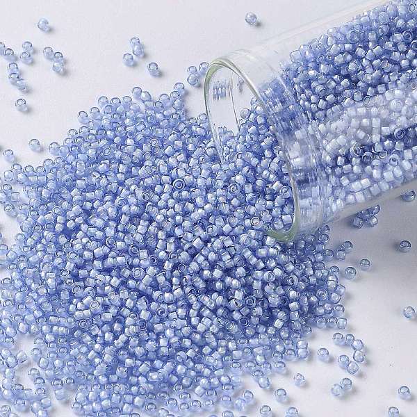 PandaHall TOHO Round Seed Beads, Japanese Seed Beads, (933) Inside Color Light Sapphire/White Lined, 15/0, 1.5mm, Hole: 0.7mm, about...
PandaHall TOHO Round Seed Beads, Japanese Seed Beads, (933) Inside Color Light Sapphire/White Lined, 15/0, 1.5mm, Hole: 0.7mm, about...