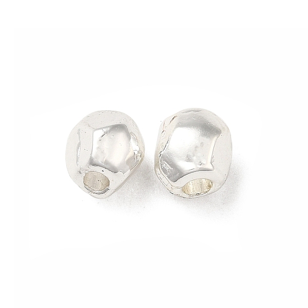 PandaHall Oval Egg Alloy Faceted Beads, Long-Lasting Plated, Rack Plating, Silver, 5x5x5mm, Hole: 1.6mm Alloy Oval
PandaHall Oval Egg Alloy Faceted Beads, Long-Lasting Plated, Rack Plating, Silver, 5x5x5mm, Hole: 1.6mm Alloy Oval
