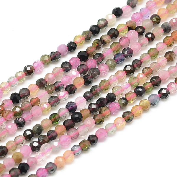 PandaHall Natural Tourmaline Beads Strands, Faceted, Round, Dyed, 2x2mm, Hole: 0.5mm, about 188pcs/strand, 15.9 inch Tourmaline Round
PandaHall Natural Tourmaline Beads Strands, Faceted, Round, Dyed, 2x2mm, Hole: 0.5mm, about 188pcs/strand, 15.9 inch Tourmaline Round