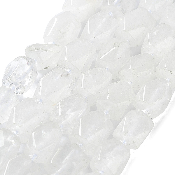 PandaHall Natural Quartz Crystal Beads Strands, Rock Crystal Beads, with Seed Beads, Faceted, Rhombus, 12~15x9~12x9~12mm, Hole: 1~1.2mm...
PandaHall Natural Quartz Crystal Beads Strands, Rock Crystal Beads, with Seed Beads, Faceted, Rhombus, 12~15x9~12x9~12mm, Hole: 1~1.2mm...