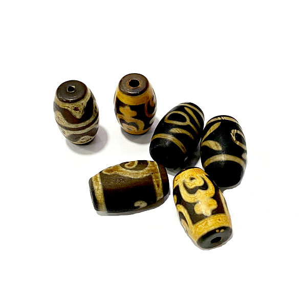 PandaHall Tibetan Style dZi Beads, Natural Agate Beads, Dyed, Barrel, Nectar Bottle Pattern, 21~22x13.5mm, Hole: 4mm Tibetan Agate Barrel
PandaHall Tibetan Style dZi Beads, Natural Agate Beads, Dyed, Barrel, Nectar Bottle Pattern, 21~22x13.5mm, Hole: 4mm Tibetan Agate Barrel