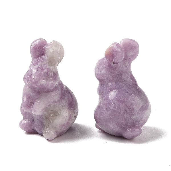 PandaHall Natural Lepidolite Sculpture Display Decorations, for Home Office Desk, Rabbit, 38~39.5x24~25.5x21~22mm Lepidolite Rabbit
PandaHall Natural Lepidolite Sculpture Display Decorations, for Home Office Desk, Rabbit, 38~39.5x24~25.5x21~22mm Lepidolite Rabbit