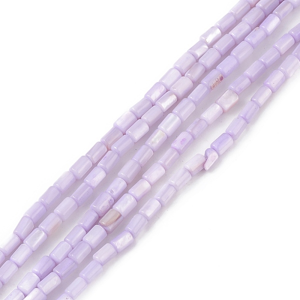 PandaHall Natural Freshwater Shell Dyed Beads Strands, Column, Lilac, 4.8x3mm, Hole: 0.8mm, about 78pcs/strand, 14.96''(38cm) Freshwater..., Purple
PandaHall Natural Freshwater Shell Dyed Beads Strands, Column, Lilac, 4.8x3mm, Hole: 0.8mm, about 78pcs/strand, 14.96''(38cm) Freshwater..., Purple