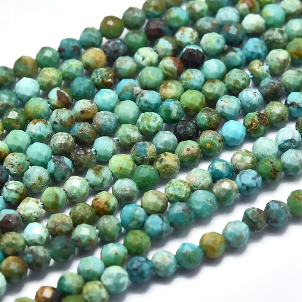 PandaHall Natural Turquoise Beads Strands, Faceted, Round, 2mm, Hole: 0.5mm, about 192pcs/Strand, 15.16 inch(38.5cm) Natural Turquoise Round..., Green
PandaHall Natural Turquoise Beads Strands, Faceted, Round, 2mm, Hole: 0.5mm, about 192pcs/Strand, 15.16 inch(38.5cm) Natural Turquoise Round..., Green
