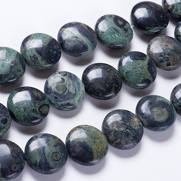 PandaHall Natural Kambaba Jasper Beads Strands, Flat Round, 20x7~8mm, Hole: 1mm, about 20pcs/strand, 15.7 inch Kambaba Jasper Flat Round
PandaHall Natural Kambaba Jasper Beads Strands, Flat Round, 20x7~8mm, Hole: 1mm, about 20pcs/strand, 15.7 inch Kambaba Jasper Flat Round