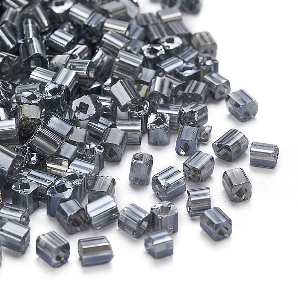 PandaHall 6/0 Glass Seed Beads, Transparent Colours Luster, Square Hole, Cube, Slate Gray, 3~5x3~4x3~4mm, Hole: 1.2~1.4mm, about...
PandaHall 6/0 Glass Seed Beads, Transparent Colours Luster, Square Hole, Cube, Slate Gray, 3~5x3~4x3~4mm, Hole: 1.2~1.4mm, about...