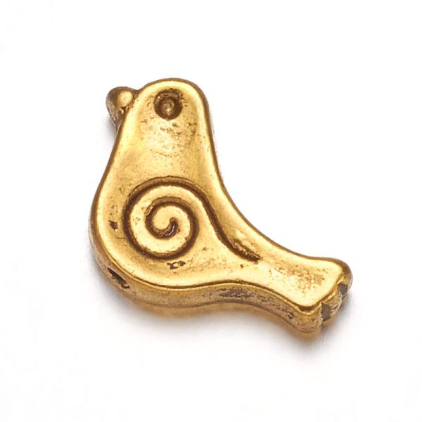 PandaHall Tibetan Style Alloy Beads, Bird, Cadmium Free & Lead Free, Antique Golden, 9x15x2.5mm, Hole: 1.5mm Alloy Bird
PandaHall Tibetan Style Alloy Beads, Bird, Cadmium Free & Lead Free, Antique Golden, 9x15x2.5mm, Hole: 1.5mm Alloy Bird