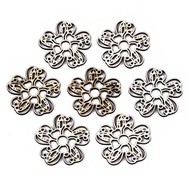 PandaHall Unfinished Natural Poplar Wood Filigree Joiners Links, Laser Cut Wood Shapes, Flower, Old Lace, 40x41x2mm, Hole: 1.6mm Wood Flower
PandaHall Unfinished Natural Poplar Wood Filigree Joiners Links, Laser Cut Wood Shapes, Flower, Old Lace, 40x41x2mm, Hole: 1.6mm Wood Flower