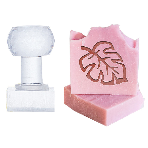 PandaHall Clear Acrylic Soap Stamps with Big Handles, DIY Soap Molds Supplies, Leaf, 60x38x35mm, Pattern: 32x35mm Acrylic Leaf Clear
PandaHall Clear Acrylic Soap Stamps with Big Handles, DIY Soap Molds Supplies, Leaf, 60x38x35mm, Pattern: 32x35mm Acrylic Leaf Clear