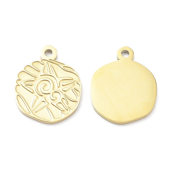 PandaHall Ion Plating(IP) 316L Surgical Stainless Steel Pendants, Laser Cut, Flat Round Charm, Real 18K Gold Plated, 19x15x1.3mm, Hole...
PandaHall Ion Plating(IP) 316L Surgical Stainless Steel Pendants, Laser Cut, Flat Round Charm, Real 18K Gold Plated, 19x15x1.3mm, Hole...