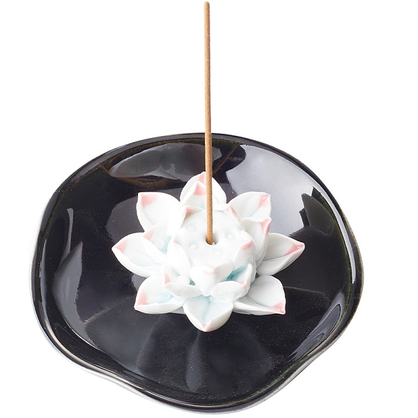 PandaHall Porcelain Incense Burners, Lotus Incense Holders, Home Display Decorations, Black, 101x41.5mm Porcelain Flower Black
PandaHall Porcelain Incense Burners, Lotus Incense Holders, Home Display Decorations, Black, 101x41.5mm Porcelain Flower Black