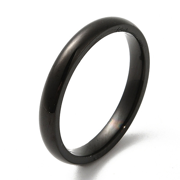PandaHall Ion Plating(IP) 304 Stainless Steel Flat Plain Band Rings, Black, Size 8, Inner Diameter: 18mm, 3mm 304 Stainless Steel
PandaHall Ion Plating(IP) 304 Stainless Steel Flat Plain Band Rings, Black, Size 8, Inner Diameter: 18mm, 3mm 304 Stainless Steel