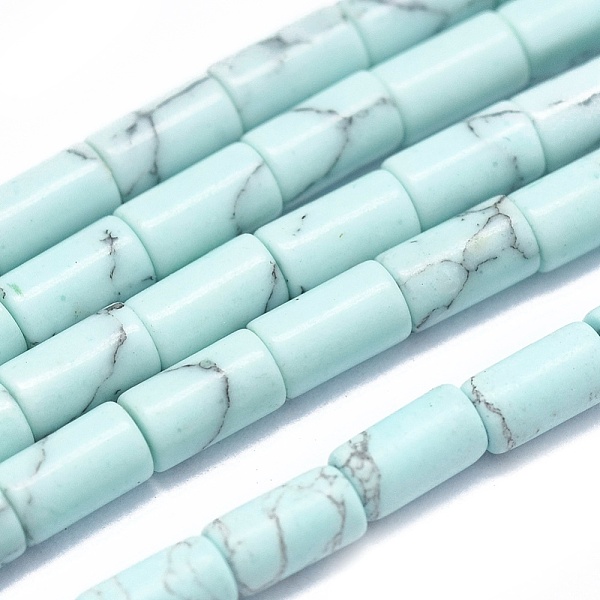 PandaHall Synthetic Turquoise Beads Strands, Column, 3.5~4x2mm, Hole: 0.7mm Synthetic Turquoise Column
PandaHall Synthetic Turquoise Beads Strands, Column, 3.5~4x2mm, Hole: 0.7mm Synthetic Turquoise Column