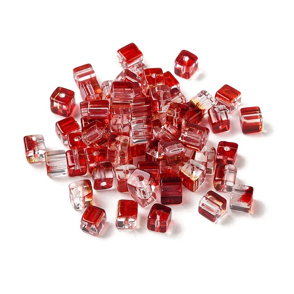 PandaHall Two Tone Transparent Glass Beads, Cube, FireBrick, 6x6x7mm, Hole: 1.4mm, about 500pcs/bag Glass Cube Red
PandaHall Two Tone Transparent Glass Beads, Cube, FireBrick, 6x6x7mm, Hole: 1.4mm, about 500pcs/bag Glass Cube Red