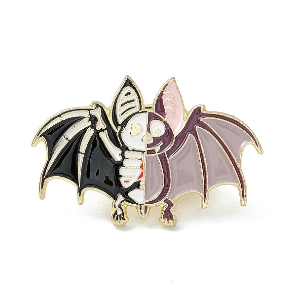 PandaHall Skeleton Bat Enamel Pin, Halloween Alloy Brooch for Backpack Clothes, Light Gold, Rosy Brown, 19.5x30x2mm, Pin: 1mm Alloy+Enamel
PandaHall Skeleton Bat Enamel Pin, Halloween Alloy Brooch for Backpack Clothes, Light Gold, Rosy Brown, 19.5x30x2mm, Pin: 1mm Alloy+Enamel