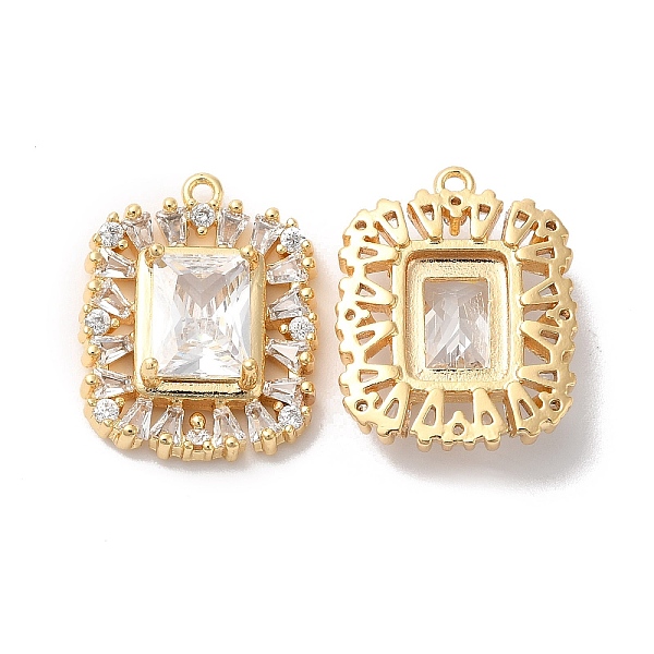 PandaHall Brass with Clear Glass Pendants, Rectangle Charms, Real 18K Gold Plated, 19x15x5mm, Hole: 1.2mm Brass+Glass Rectangle Clear
PandaHall Brass with Clear Glass Pendants, Rectangle Charms, Real 18K Gold Plated, 19x15x5mm, Hole: 1.2mm Brass+Glass Rectangle Clear