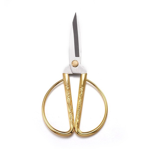 PandaHall Stainless Steel Scissors, with Zinc Alloy Handle, Golden, 18.8x9.5x1.15cm Stainless Steel
PandaHall Stainless Steel Scissors, with Zinc Alloy Handle, Golden, 18.8x9.5x1.15cm Stainless Steel