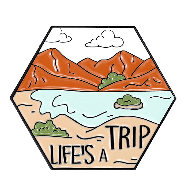 PandaHall Spring Theme Alloy Brooches, Enamel Hiking Lapel Pin, for Backpack Clothes, Electrophoresis Black, Mountain Pattern, 26x30mm..., Brown
PandaHall Spring Theme Alloy Brooches, Enamel Hiking Lapel Pin, for Backpack Clothes, Electrophoresis Black, Mountain Pattern, 26x30mm..., Brown