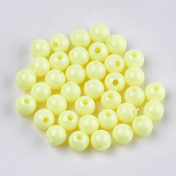 PandaHall Opaque Plastic Beads, Round, Champagne Yellow, 6x5.5mm, Hole: 1.8mm, about 4790pcs/500g Plastic Round Yellow
PandaHall Opaque Plastic Beads, Round, Champagne Yellow, 6x5.5mm, Hole: 1.8mm, about 4790pcs/500g Plastic Round Yellow