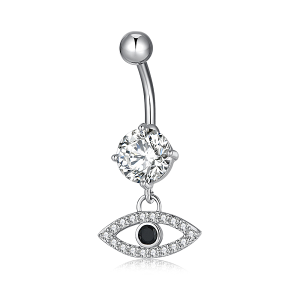 PandaHall Piercing Jewelry, Brass Cubic Zirconia Navel Ring, Belly Rings, with 304 Stainless Steel Bar, Lead Free & Cadmium Free, Horse Eye..., Multicolor
PandaHall Piercing Jewelry, Brass Cubic Zirconia Navel Ring, Belly Rings, with 304 Stainless Steel Bar, Lead Free & Cadmium Free, Horse Eye..., Multicolor