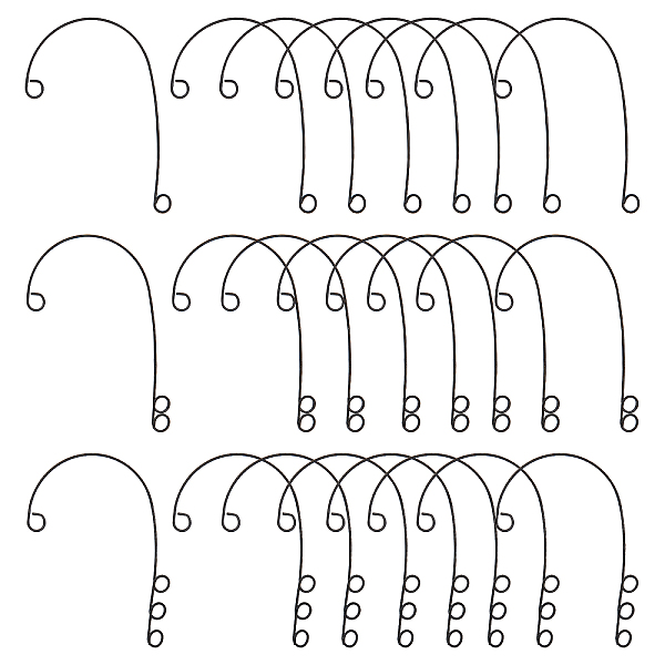 PandaHall DICOSMETIC 30Pcs 3 Style 316 Stainless Steel Ear Cuff Findings, Climber Wrap Around Non Piercing Earring Findings with Horizontal...
PandaHall DICOSMETIC 30Pcs 3 Style 316 Stainless Steel Ear Cuff Findings, Climber Wrap Around Non Piercing Earring Findings with Horizontal...