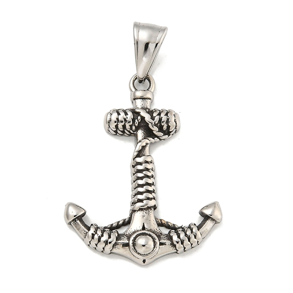 PandaHall 316 Surgical Stainless Steel Pendants, Anchor Charm, Antique Silver, 35.3x27.1x3.8mm, Hole: 8.2x4.7mm 316 Surgical Stainless Steel...
PandaHall 316 Surgical Stainless Steel Pendants, Anchor Charm, Antique Silver, 35.3x27.1x3.8mm, Hole: 8.2x4.7mm 316 Surgical Stainless Steel...