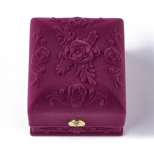 PandaHall Rose Flower Pattern Velvet Ring Jewelry Boxes, with Cloth and Plastic, Rectangle, Medium Violet Red, 6.3x7.4x5.7cm Velvet...
PandaHall Rose Flower Pattern Velvet Ring Jewelry Boxes, with Cloth and Plastic, Rectangle, Medium Violet Red, 6.3x7.4x5.7cm Velvet...