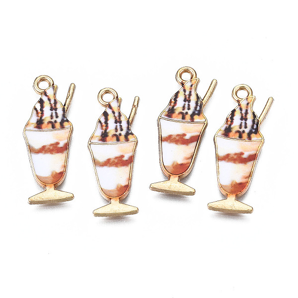 PandaHall Rack Plating Alloy Enamel Pendants, Free & Nickel Free & Lead Free, Ice Cream, Antique White, 27x10x1.3mm, Hole: 1.8mm...
PandaHall Rack Plating Alloy Enamel Pendants, Free & Nickel Free & Lead Free, Ice Cream, Antique White, 27x10x1.3mm, Hole: 1.8mm...
