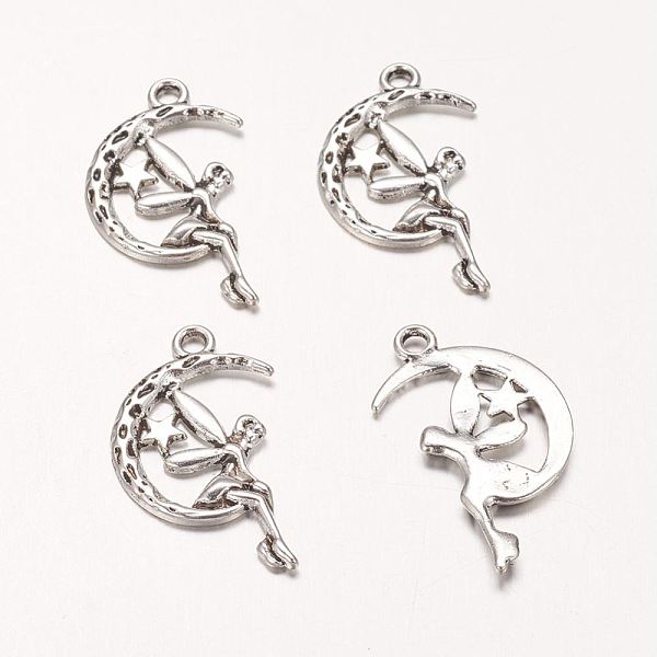 PandaHall Zinc Alloy Fairy Sprite Charms, Characters Pendants in Fairy Tales, Halloween, Cadmium Free & Nickel Free & Lead Free, Antique...
PandaHall Zinc Alloy Fairy Sprite Charms, Characters Pendants in Fairy Tales, Halloween, Cadmium Free & Nickel Free & Lead Free, Antique...