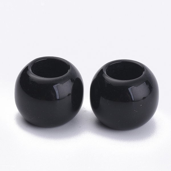 PandaHall Opaque Acrylic Beads, Large Hole Beads, Round, Black, 10x8mm, Hole: 5mm Acrylic Round Black
PandaHall Opaque Acrylic Beads, Large Hole Beads, Round, Black, 10x8mm, Hole: 5mm Acrylic Round Black