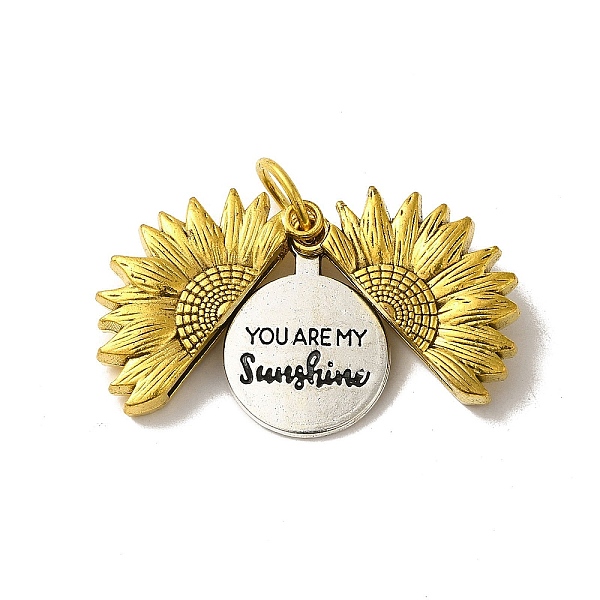 PandaHall Tibetan Style Alloy Pendant, with Jump Ring, Cadmium Free & Lead Free, Flower, Antique Golden, 29x28x5.5mm Alloy Flower
PandaHall Tibetan Style Alloy Pendant, with Jump Ring, Cadmium Free & Lead Free, Flower, Antique Golden, 29x28x5.5mm Alloy Flower