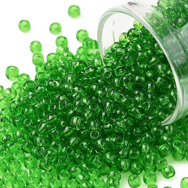 PandaHall TOHO Round Seed Beads, Japanese Seed Beads, (7) Transparent Peridot, 8/0, 3mm, Hole: 1mm, about 222pcs/10g Glass Green
PandaHall TOHO Round Seed Beads, Japanese Seed Beads, (7) Transparent Peridot, 8/0, 3mm, Hole: 1mm, about 222pcs/10g Glass Green