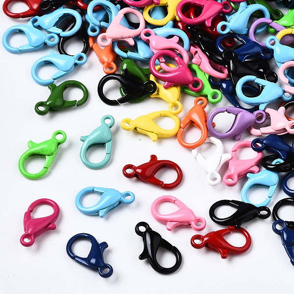 PandaHall Spray Painted Eco-Friendly Alloy Lobster Claw Clasps, Cadmium Free & Nickel Free & Lead Free, Mixed Color, 12.5x8x3mm, Hole: 1.2mm..., Multicolor
PandaHall Spray Painted Eco-Friendly Alloy Lobster Claw Clasps, Cadmium Free & Nickel Free & Lead Free, Mixed Color, 12.5x8x3mm, Hole: 1.2mm..., Multicolor