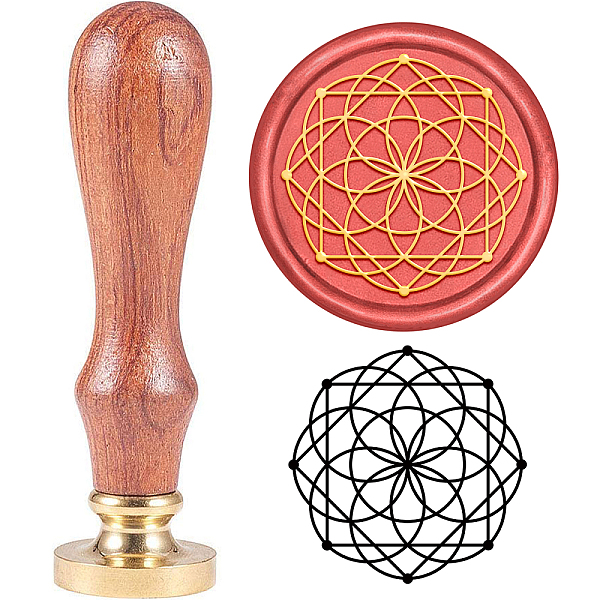 PandaHall SUPERDANT 30mm Wax Seal Stamp Flower of Life Pattern Sealing Wax Brass Head Wax Stamps Wooden Handle Vintage Sealing Stamp for...
PandaHall SUPERDANT 30mm Wax Seal Stamp Flower of Life Pattern Sealing Wax Brass Head Wax Stamps Wooden Handle Vintage Sealing Stamp for...